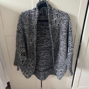 Gilbert Marled Chunky Knit Open Front Dolman Cardigan Size Medium